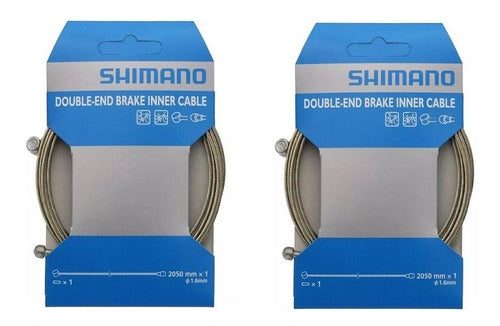 Kit of 2 Shimano MTB or Road Brake Cables Original Select 0