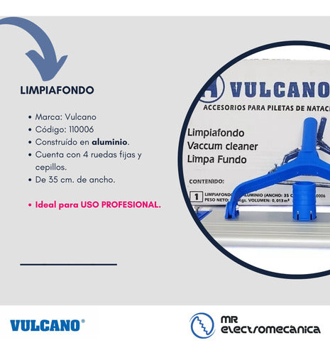 Vulcano Cleaning Kit: Ideal for Cement Fiber Pools 6