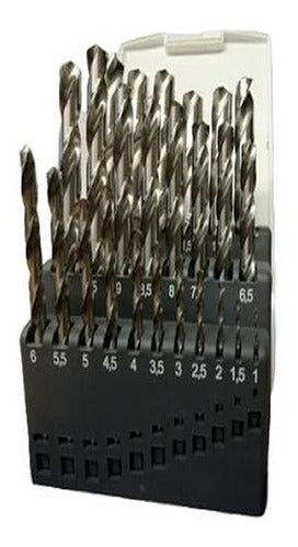 Twill Lenox High-Speed Steel Drill Bit Set 25 Pieces 1-13mm Case 0