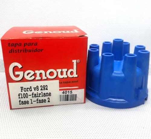 Genoud Distributor Cap for Ford V8 292 F100 Fairlane Phase 1 Phase 2 1