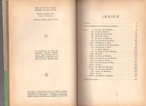 Moliere, El Pintor De La Naturaleza Humana, J. Palmer 1957 4