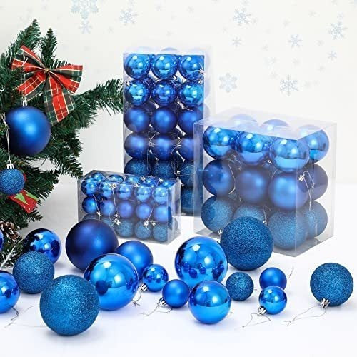 LessMo 12 Bolas Navideñas Doradas Inastillables Decorativas 5