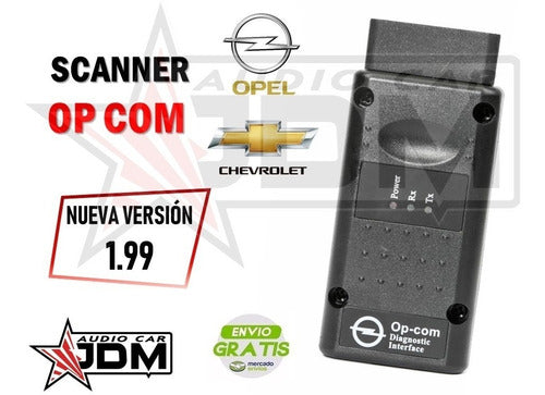 OP COM Scanner Op Com Chevrolet Opel Ultima Version Chip Ftdi 1