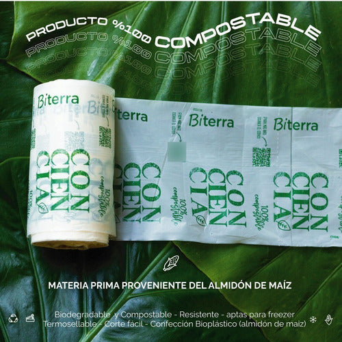 Biterra Biodegradable Compostable Starter Bags 15x30 300 U 3