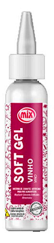 Mix Colorante Soft Gel 25 Gr. Color Vino Bordeau Repostería 0