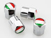 Italian Flag Imported Tire Valve Caps 2