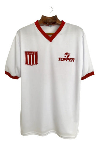 Estudiantes Champion 1982-1983 White Mc Retro T-Shirt 4
