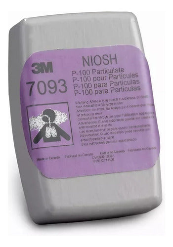 3M Filtro 3M 7093 P100 Para Partículas Con Protección (x 2 Uni) 1