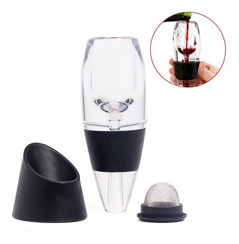 King Of Tech Magic Decanter Wine Aerator 3