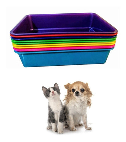 Mercadoflash Cat Litter Box Tray Small 0