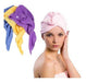 Microfiber Towel Cap for Women Hair Drying Bath Wrap 1