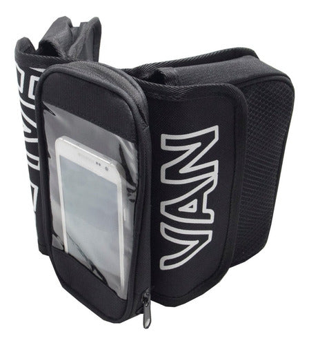 Van Halen Bolso Bici 2 Alforjas Porta Celular Impermeable 1.2 L 6.3 4