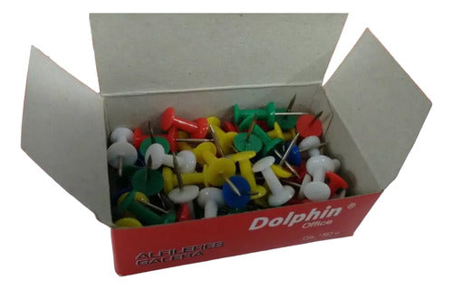 Dolphin Galera Push Pins Box X 50 Units X 5 Boxes 0