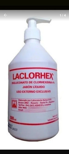 Laclorhex Antiseptic Disinfectant Liquid Soap 4% X 500ml 0