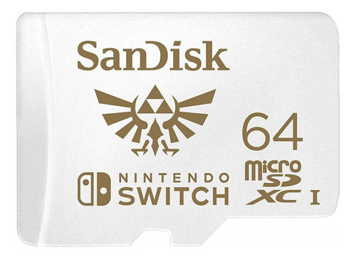 SanDisk Micro SD 64GB Official Nintendo Switch Memory Card 0