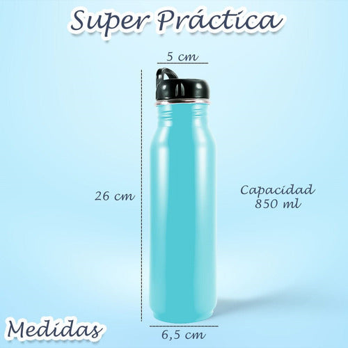 K-ubo Botella Cantimplora Aluminio Calidad Premium 850 Ml 2