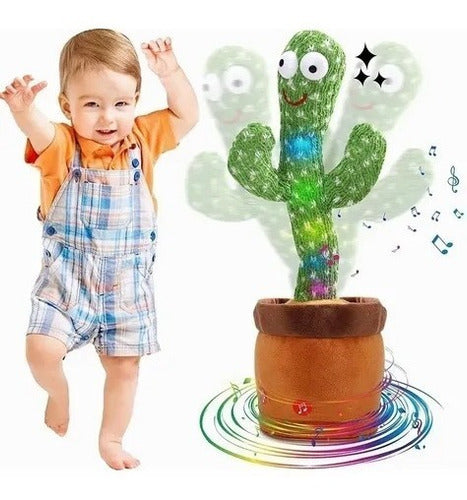 Compralo Ahora Cactus Bailarin Con Musica 120 Canciones Repite Voces Usb 2