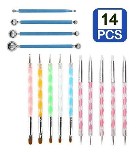 Special Offer: 14 Double-Ended Ball Stylus Tools: Metal, Rubber, Brush. Sphere 0