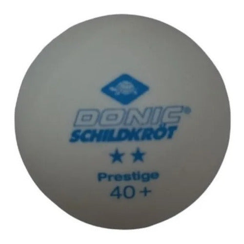 Donic Schildkrot Prestige 2 Stars Ping Pong Balls Pack of 6 2