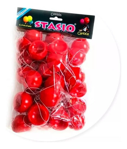 Stasio Plastic Clown Nose with Elastic x36 0