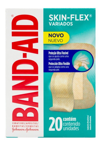 Johnson & Johnson Band-Aid Skin Flex Curitas Banditas 20u 0