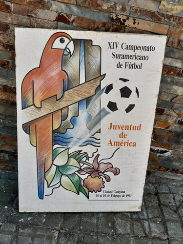 Cuadro Publicidad Campeonato Sudamericano 1991 Juventudes De 0