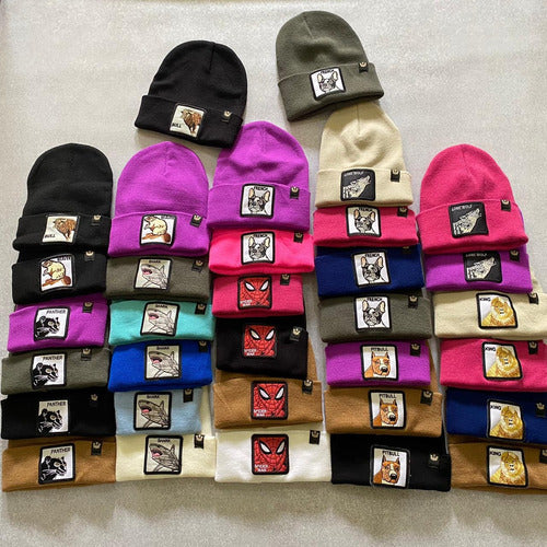 Wholesale Wool Hats Assorted Appliques 3