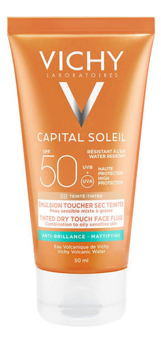 Vichy Idéal Soleil Fps50 Bb Color Dry Touch Mattifying Sunscreen for Oily to Combination Skin 0