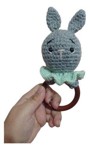 CreandoAndo.mi Amigurumi Crochet Rattles - Set of 2 Bunnies 0