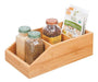 IMP Multi-Purpose Bamboo Organizer for Kitchen and Bathroom - 3 Compartments 1