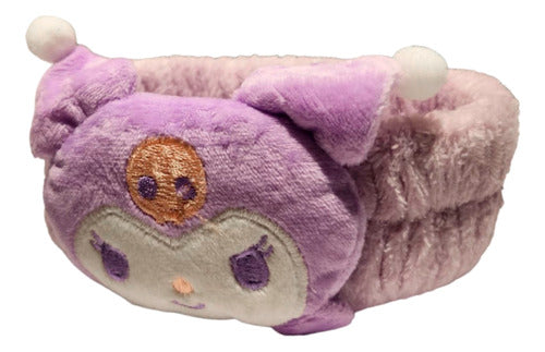 KITCH TECH Sanrio Kuromi Lila Tennis Headband 0