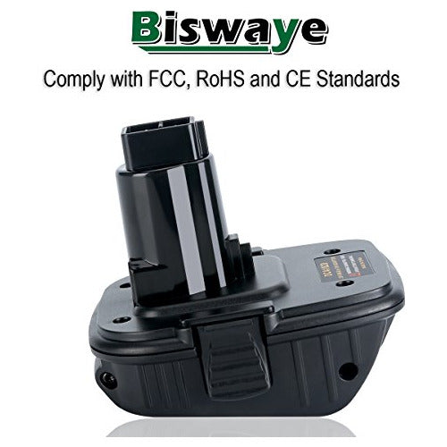 Biswaye DCA1820 Replacement Adapter From 18V To 20V For Dewalt 5