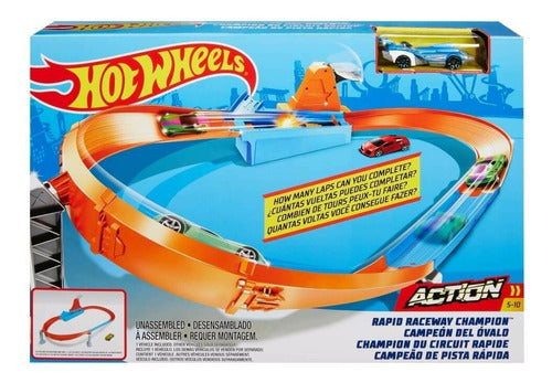 Hot Wheels Action Hill Climb Champion Race Track with Car 0