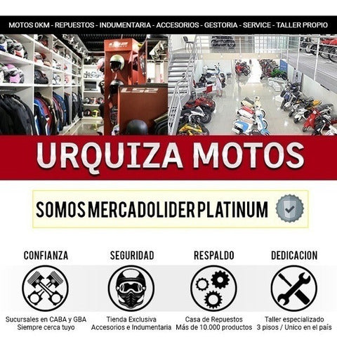 Tuerca Eje Rueda Moto Autofrenante 14mm Universal 1