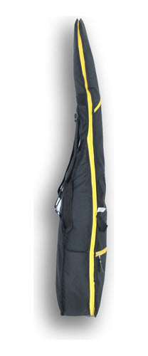 Padded Acoustic Guitar Case Large Backpack Strap 3