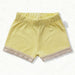 Yellow Baby Shorts with Lace 3-6 Months 0