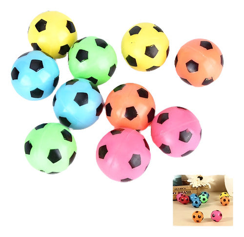 Rebote Fútbol Pelota Goma Elástico Salto Fútbol Niño Ju - 10 Pack 0