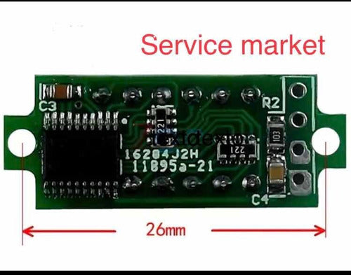 Service Market Mini Digital Voltmeter 2.5V to 30V DC 3