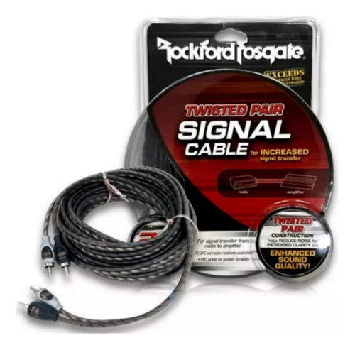 Rockford Fosgate RCA Cable RFI20 20 Feet (6 Meters) 0