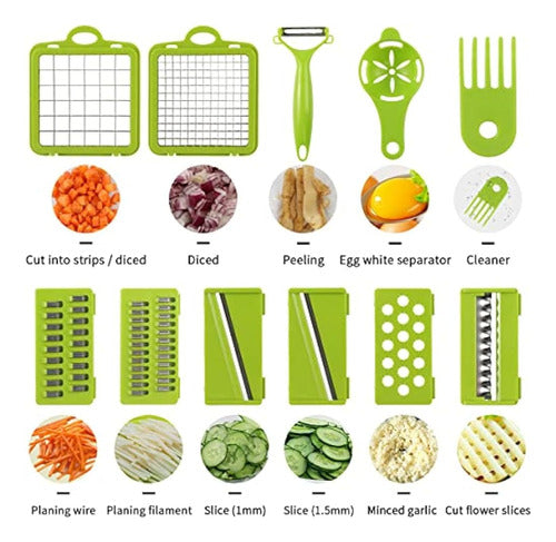 OuYteu Vegetable Chopper Dicer Onion Chopper, 14 in 1 Food Chopper 1