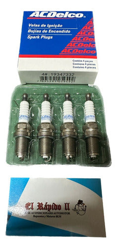 ACDelco Original Set of 4 Spark Plugs for Citroen C3 1.4 and 1.5 0