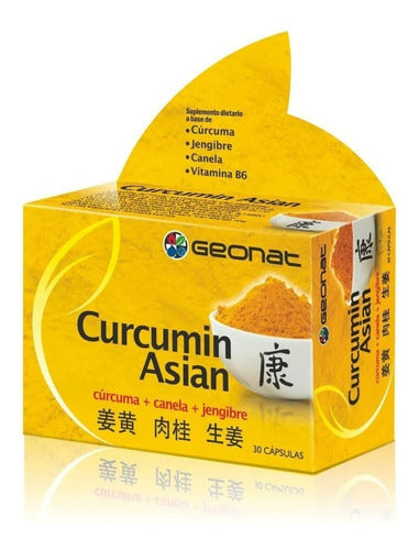 Geonat Curcuma Asian - Turmeric, Cinnamon, and Ginger X4 Boxes 1