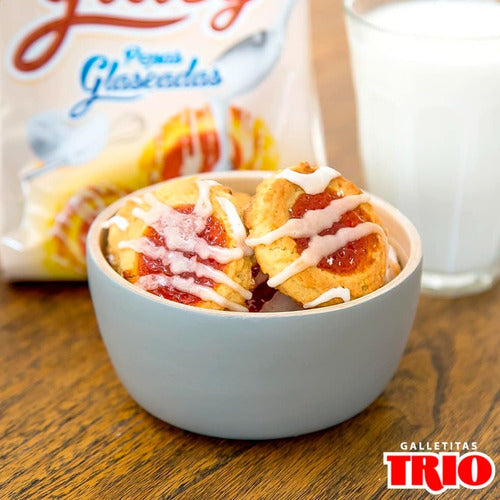 Trío Galletitas Pepas Glasy Trio Glaseada Mejor Precio - Pack X6 2