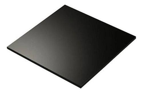 MTC Compact Black Polycarbonate Sheet 0.50m X 0.50m X 3mm 0