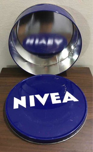 Lata Gigante - Publicidad Crema Nivea - Unica - Vacia !!!!! 1