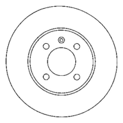 VW Santana Front Brake Disc (256mm) 92-96 0