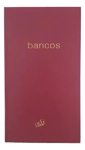 Rab Book 2306 Commercial Banks Hard Cover Burgundy 100 Pages 0