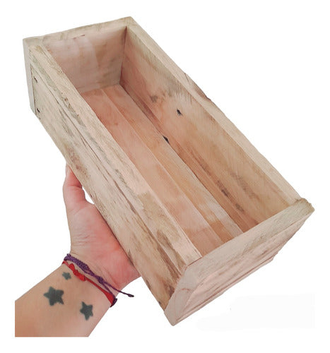 Pachamamadecohome Cajoncitos Multiuso De Pallets Reciclados 13x30cm 0