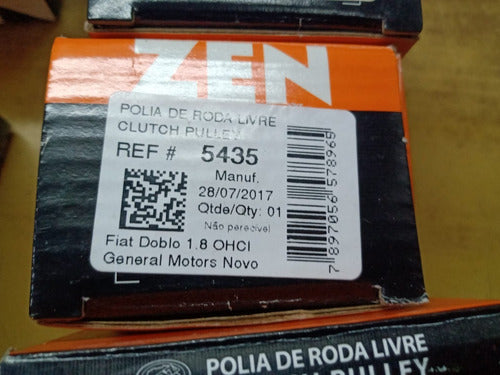 Polea De Alternador Con Embrague Zen 5435 1