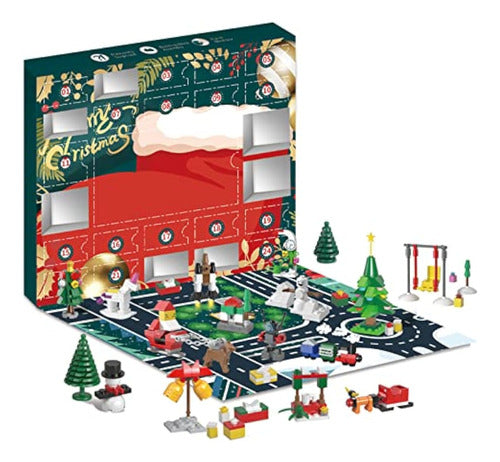 UsveryWind Christmas Advent Calendar 2023 Building Blocks Kit 0